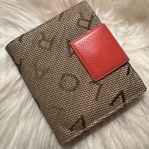 Bvlgari Red and Brown Wallet - Picture 2 of 5